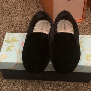 Birdies Black Velvet Classic Black flats